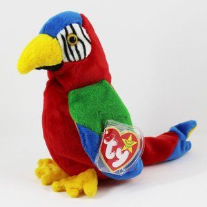 Beanie Baby – Jabber the parrot